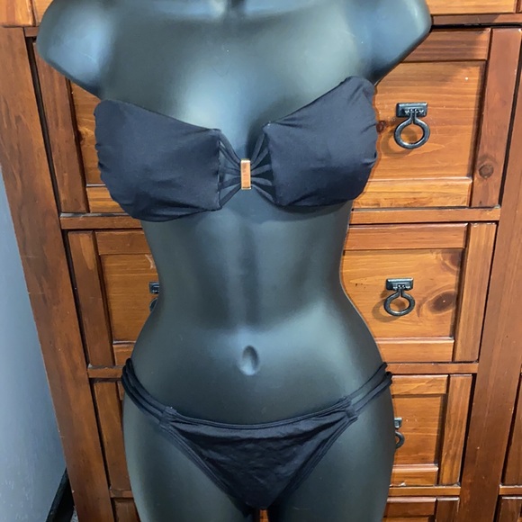 Victoria's Secret Other - Victoria’s Secret Bandeau Halter Swim Suit Set